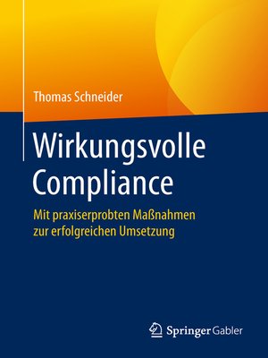 cover image of Wirkungsvolle Compliance